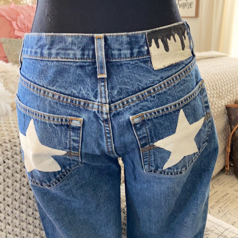 Express Blues denim, SZ 7/8R.